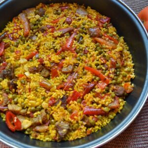 Arroz y verduras