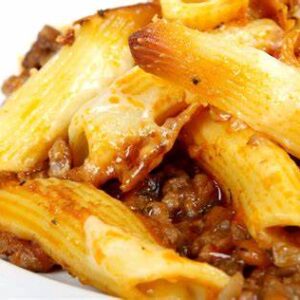 Macarrones con carne