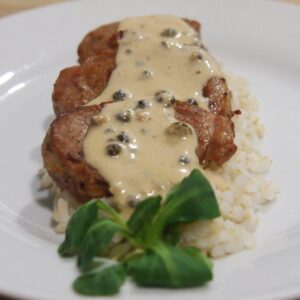 Solomillo a la pimienta