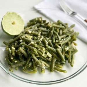 Judías verdes salteadas