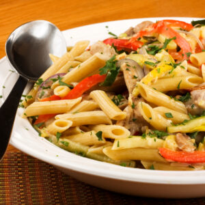 Macarrones con verduras