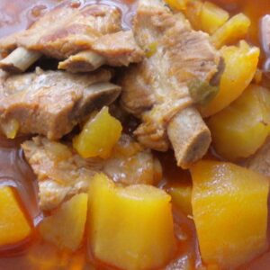 Guiso de costillejas