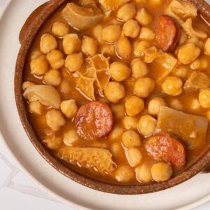 Callos con garbanzos