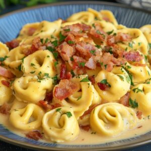 Tortellini a la carbonara